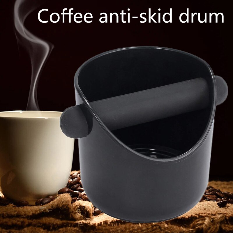 Koffie Grind Klop Doos En Espresso Dump Bin Zwart Keuken Tafel Dump Bins Diy Koffie Accessoires