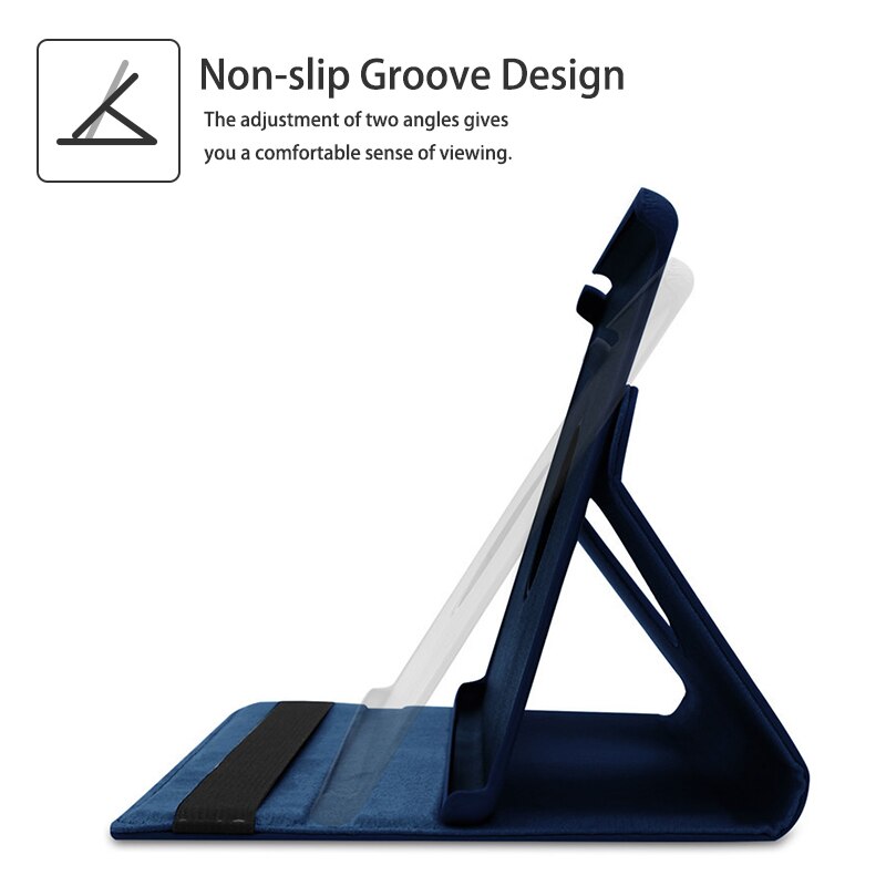 Coque en cuir PU à rabat, étui rotatif pour Samsung Galaxy Tab A8 X200 10.5 360 SM-X205 10.5