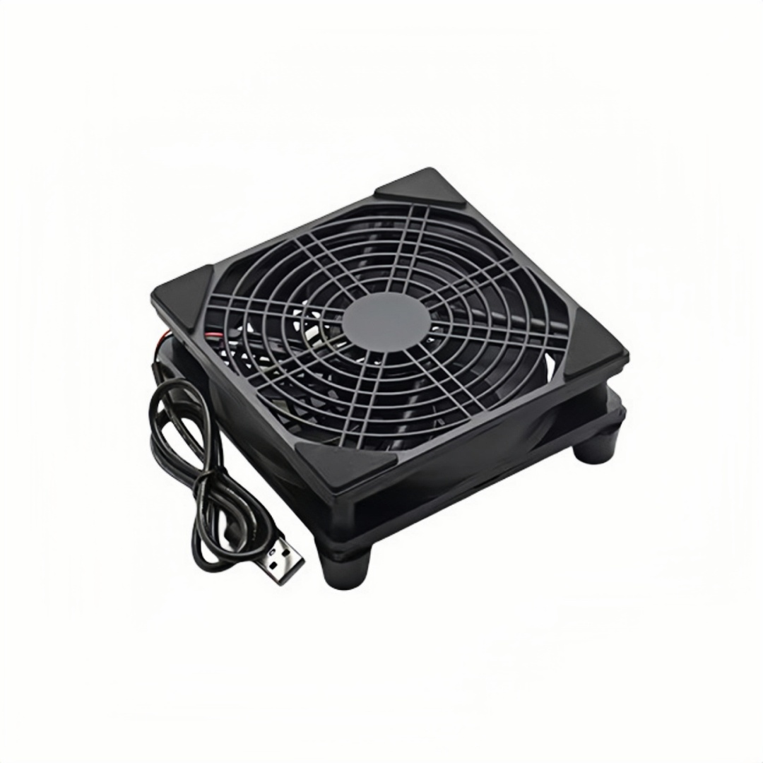 CX FUTRUE USB-Schnittstellen-Lüfter, 5 V, 120 mm ABS, Laptop/Computer/Handy/Router kann mit einer Geschwindigkeit von 1400.: Default Title