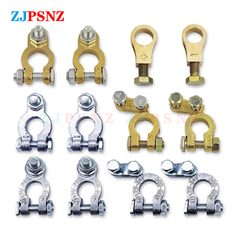 Car Battery Terminal Wire Cable Clamp Top Quick Post Terminal Positive Negative Electric Connector Clamps For Car Boat Motorhome