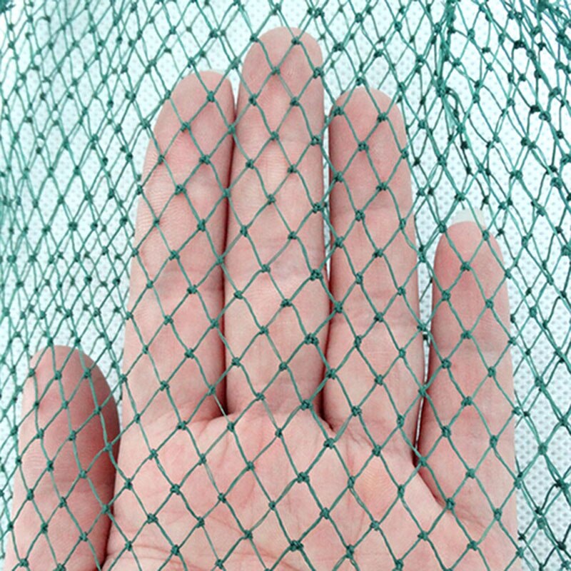 Filet de pêche en maille, sac de poisson vert, Cage, matériel de pêche, accessoire de matériel d&#39;atterrissage, 20/40/50/60cm