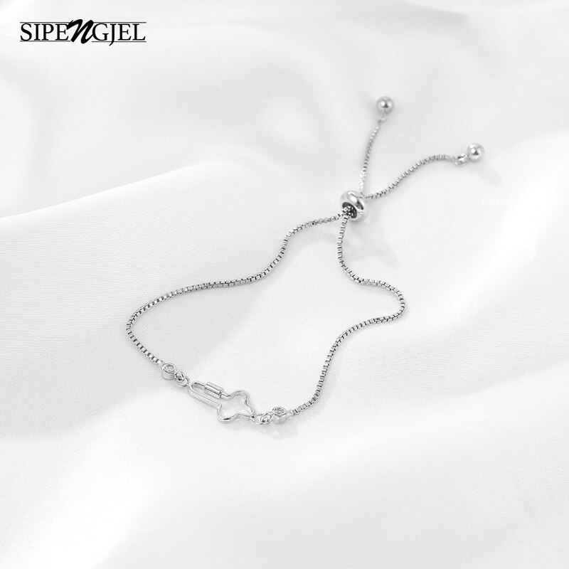 Fashoin Kubieke Zirkoon Kleine Geometrische Kruis Armband Open Verstelbare Bedelarmband Voor Vrouwen Sieraden