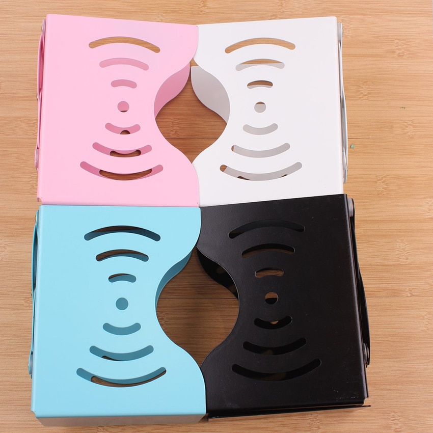 Retractable Metal Bookend Hollow Desk Adjustable Book Holder Stand Book Organizer for Library School Office Home Study Desk