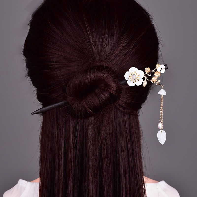 Gioielli di forcina per capelli accessori per capelli Hanfu in legno Vintage cinese