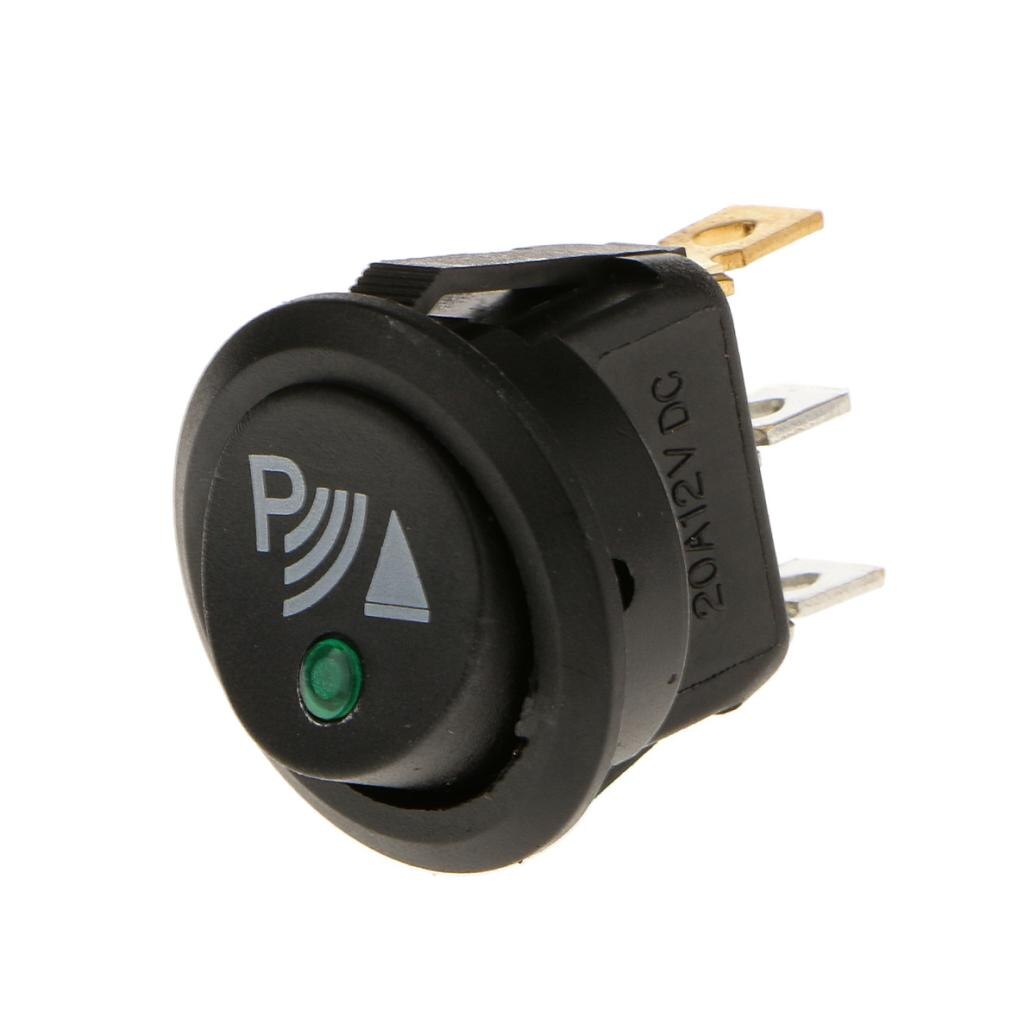 Illuminated LED 3 Pin P Rocker ON / OFF 12v DC Das... – Grandado