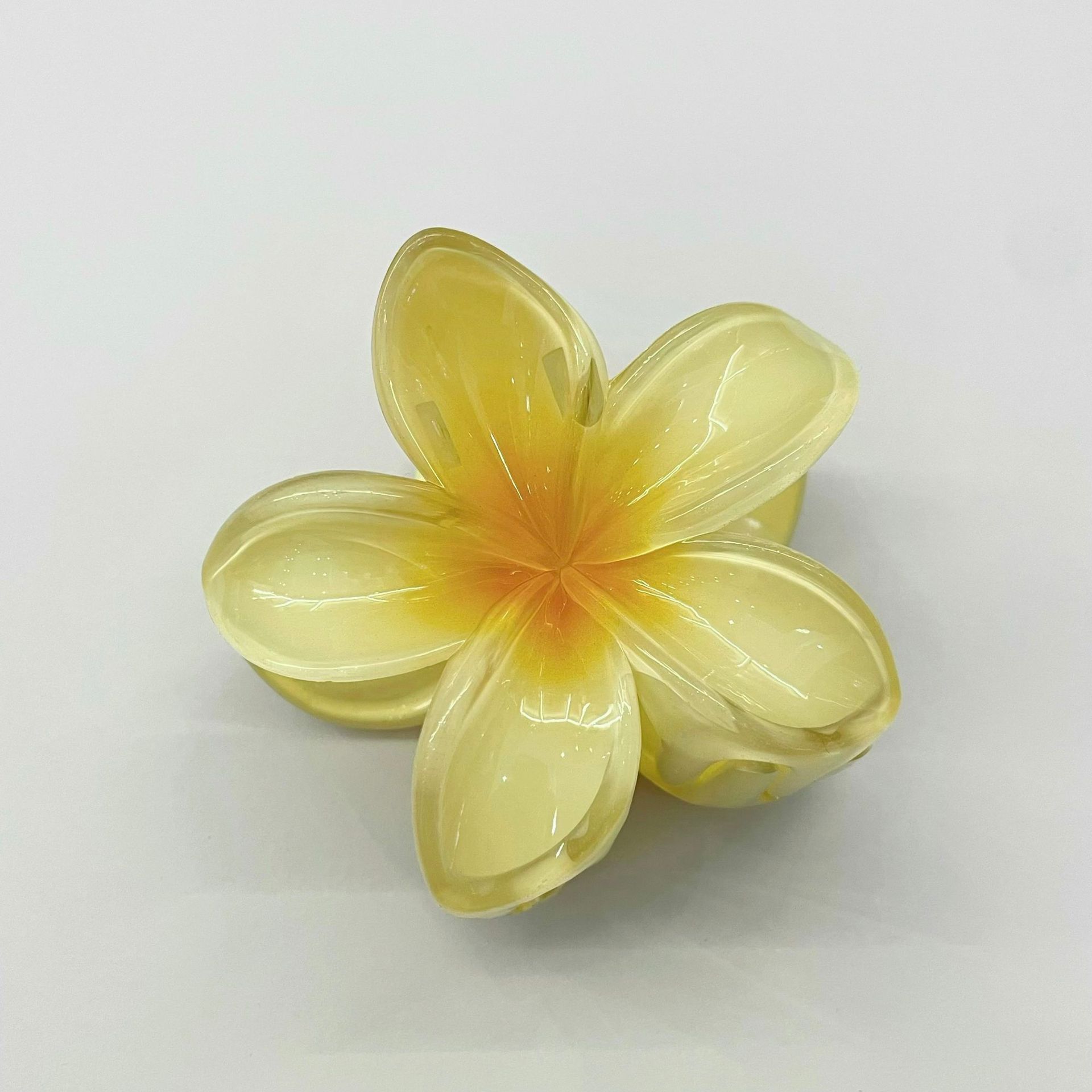Vacation Egg Flower Hair Clips Hawaii Beach Claws Bohemian Hairpin for Girls: Gold