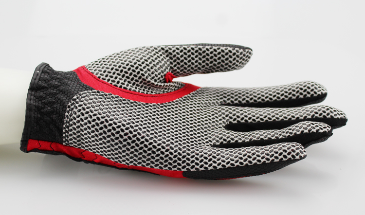 GOG golf gloves magic tape pu slip-resistant breathable left hand red blue for outdoor sport