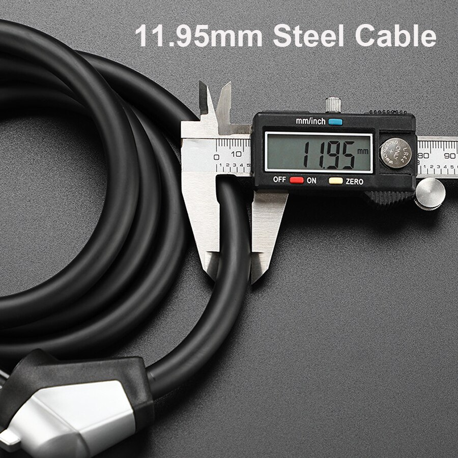 NEWBOLER LED Bicycle Lock MTB Road Bike Wheel Lock Anti-theft Motorcycle Scooter Cycling Password Lock Mount Bicycle Accessories