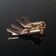 HiFi MPS Y-1 Type Y Type U connecteurs de haut-parleur HiFi fiches bananes connecteurs d'amplificateur en cuivre pur connecteurs de haut-parleur