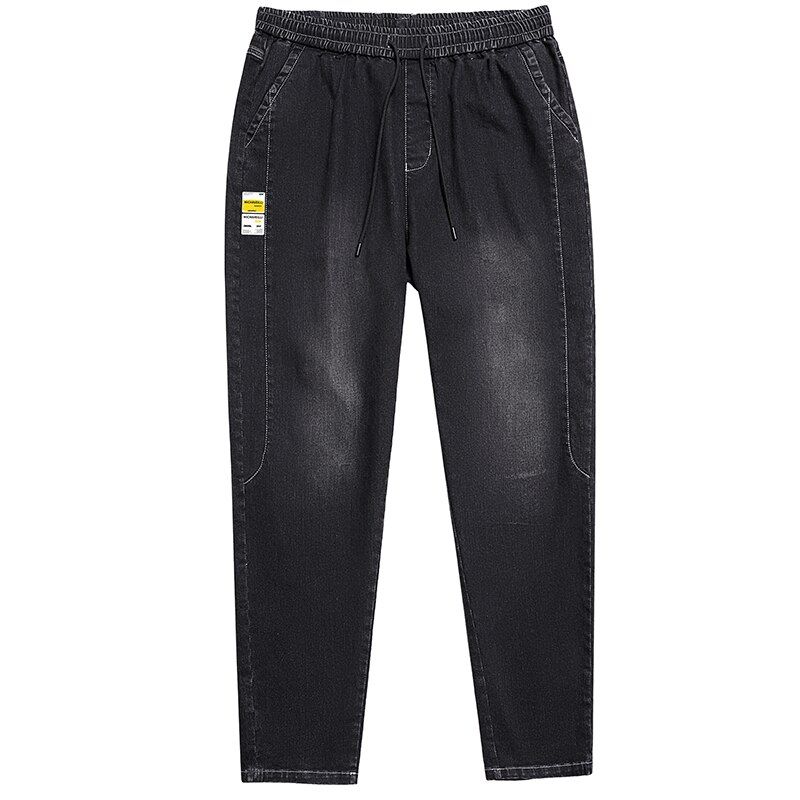 Plus size 6xl 5xl xxxxl fashoin blå jeans vintage lige bukser harajuku jeans brede ben jeans denimbukser