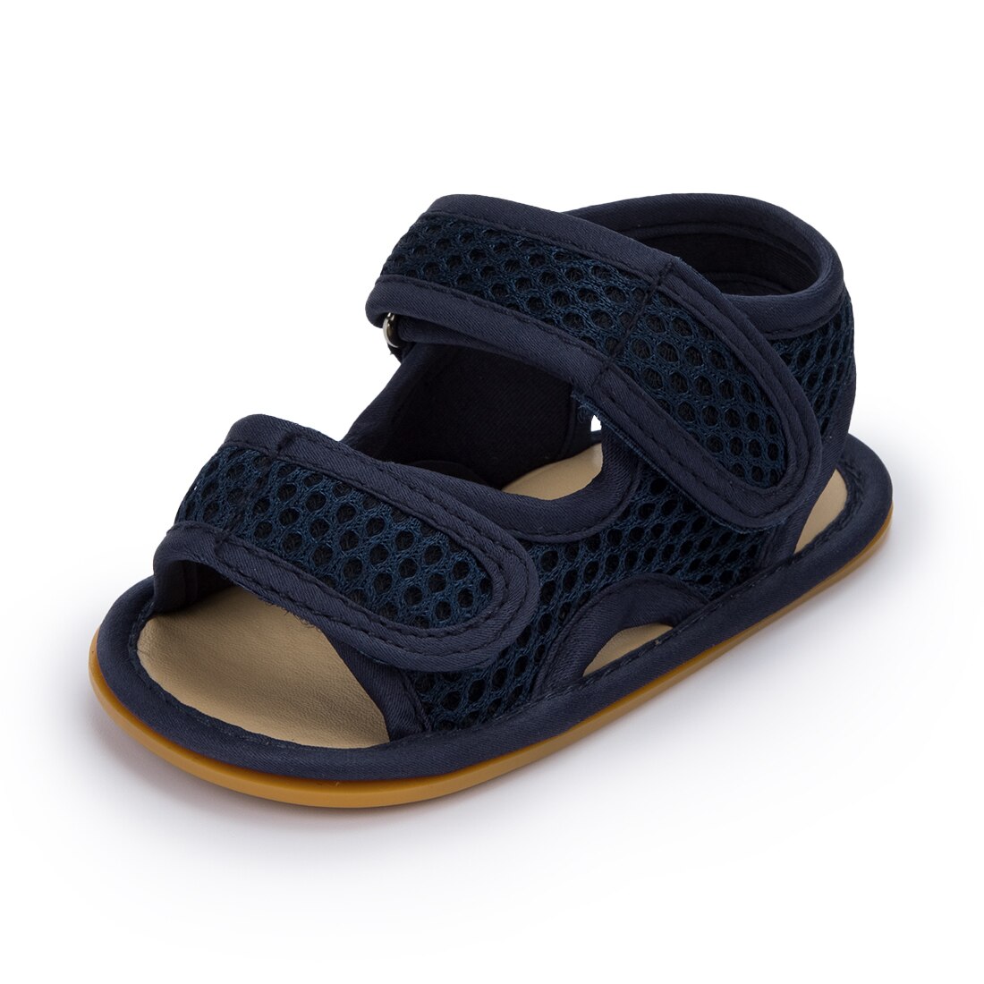 Sandales souples antidérapantes pour bébés filles et garçons de 0 à 18 mois, chaussures d'extérieur, de première: blue / 0-6 mois