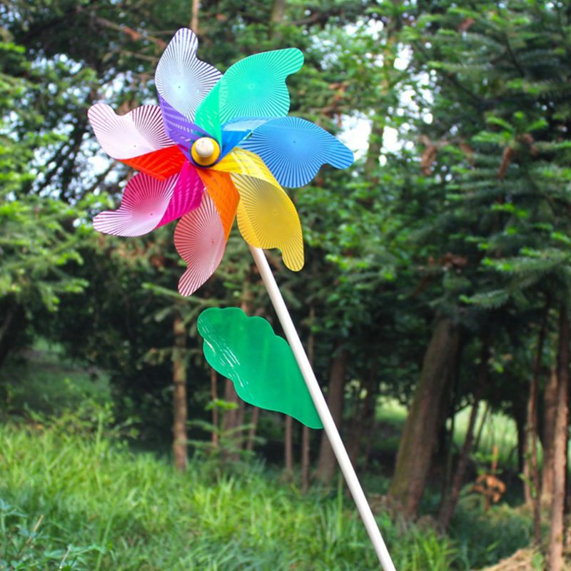 Garten Hof Party Outdoor Windmühle Wind Spinner Ornament Dekoration Kinder TYRDE 