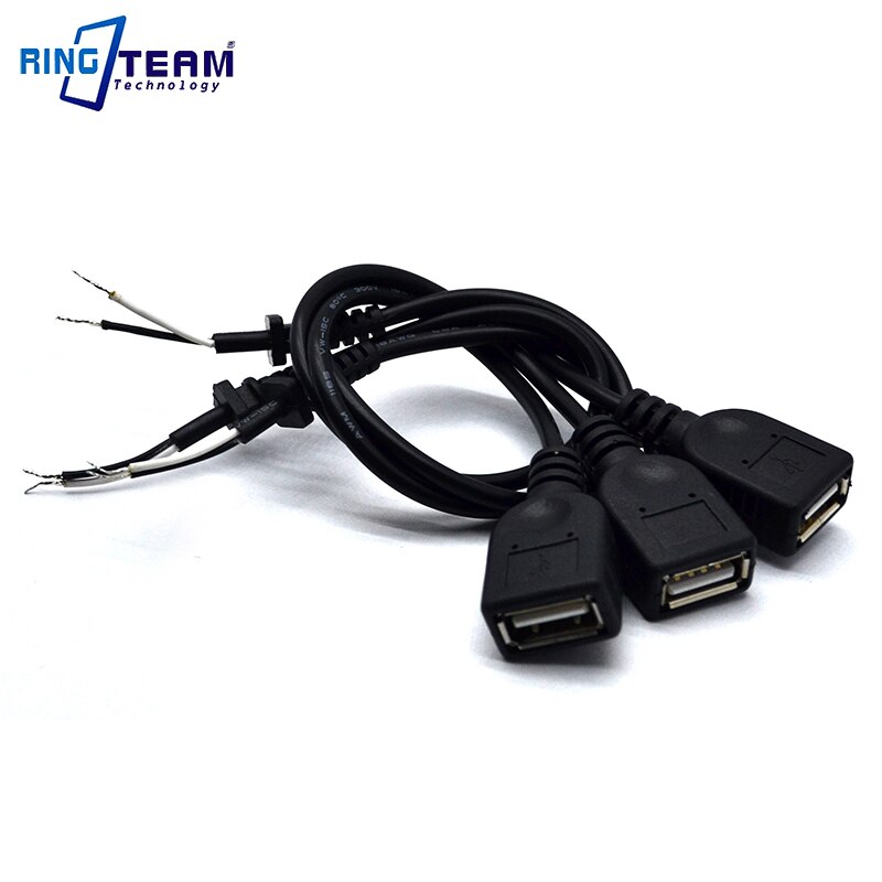 Cable de extensión USB hembra 30 CM Cable de alimentación AWM 1185 22AWG VW-1SC 80 300 V 18AWG CSA apto para Digital cámaras MP3 MP4 móvil Pone