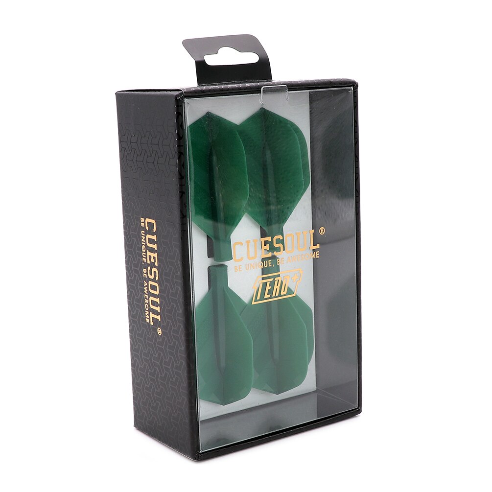 CUESOUL TERO+ AK4P Double Direction Telescopic and Rotating System-Dart Flights: Green