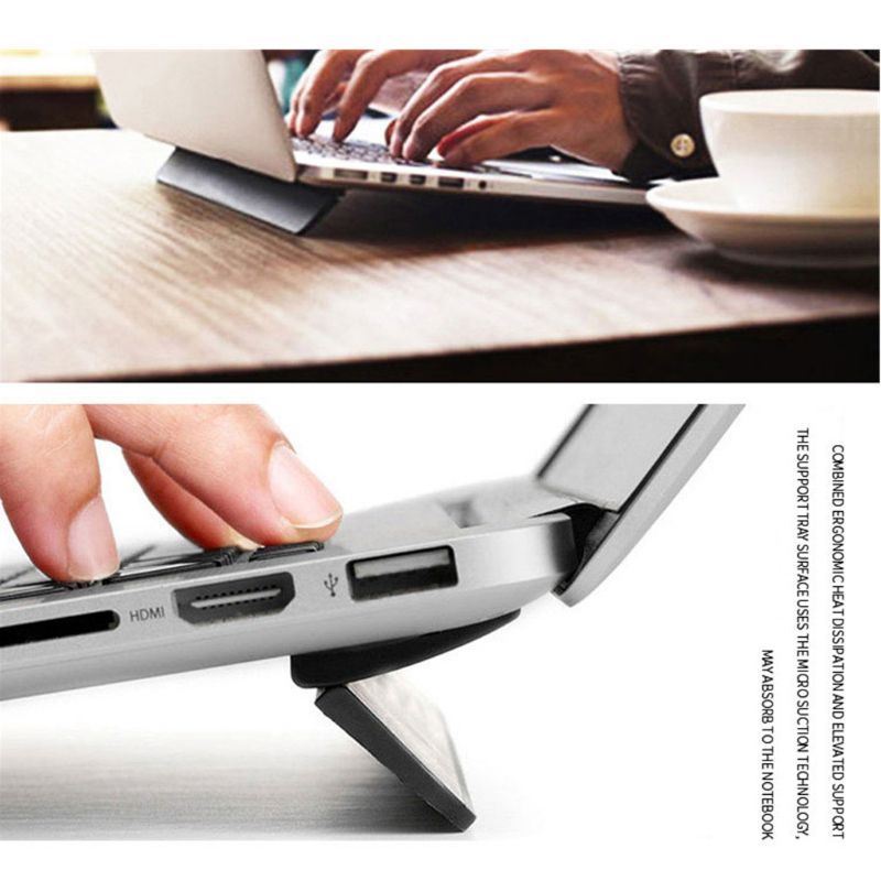 Ergonomic Laptop Stand Bracket For Macbook air 13.3 Pro Portable Adjustable Computer Lapdesk Office PC Notebook Riser Cooling
