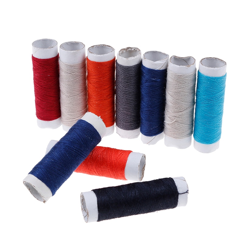 10 Rolls/Set Different Thread Colors stitch DIY stitch Thread Kit For Hand stitch Or stitch Machine random color