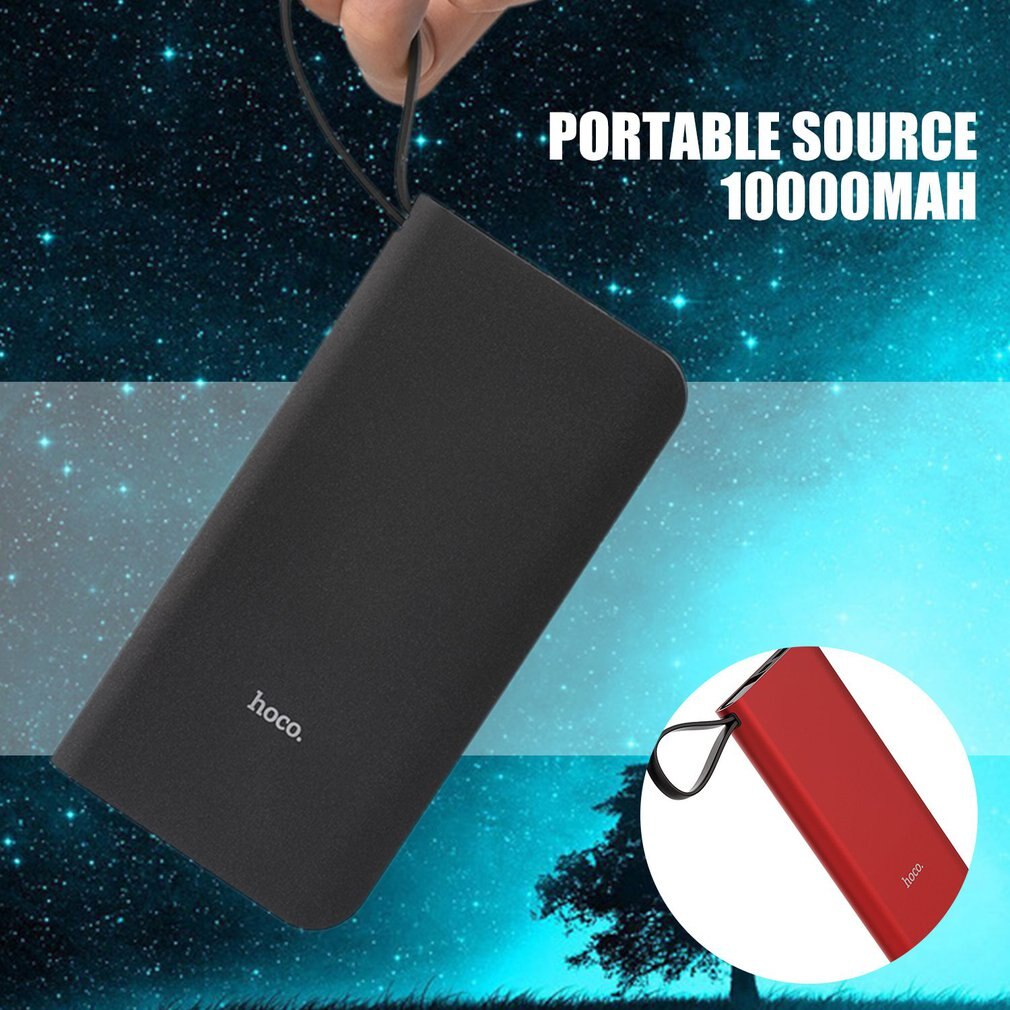 J25b powerbank met type-c-kabel, draagbare smartphone-batterijlader, 10000 mah externe batterij voor mobiele telefoon