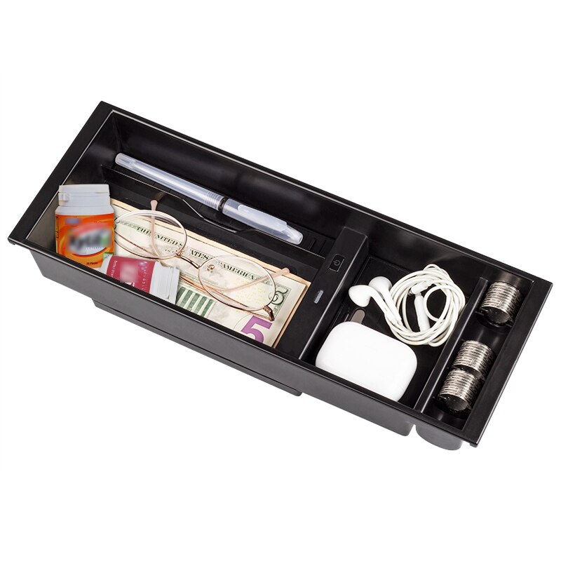 cargador inalámbrico QI, accesorios de placa de carga inalámbrica para teléfono, consola central, caja de reposabrazos para Ford F-150 -