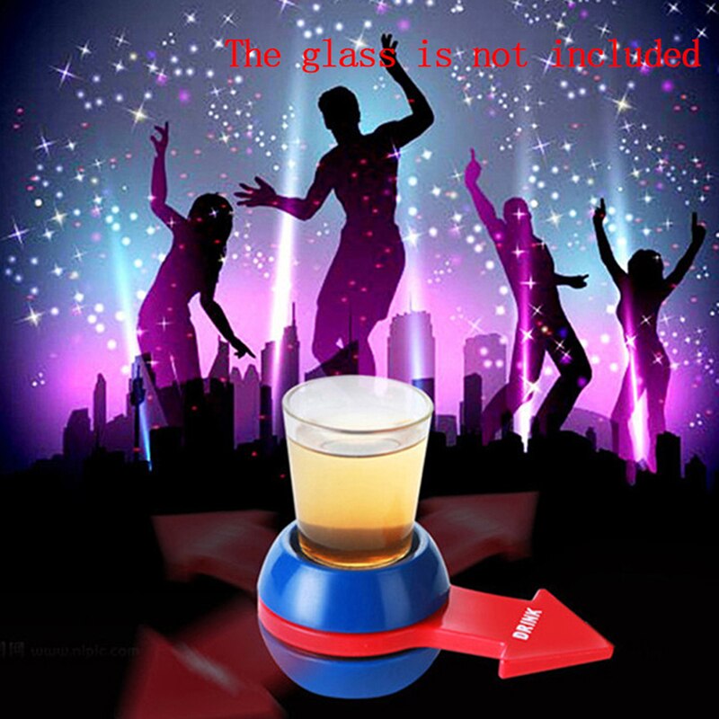 1PC Plastic Spin the Shot Drinking Game Turntable Roulette Glass Spinning Fun Party Home Adult toys Novelty Glass Drinking Game