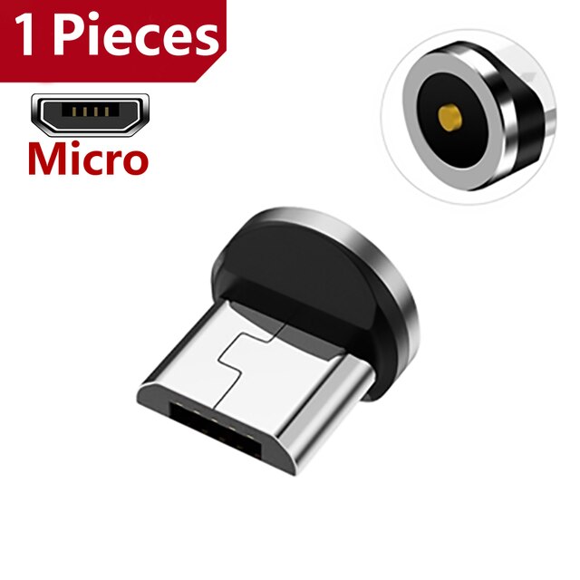 Spina magnetica Micro USB tipo C adattatore per cavo di ricarica per Iphone V8 connettore magnetico telefono cellulare: micro Plug