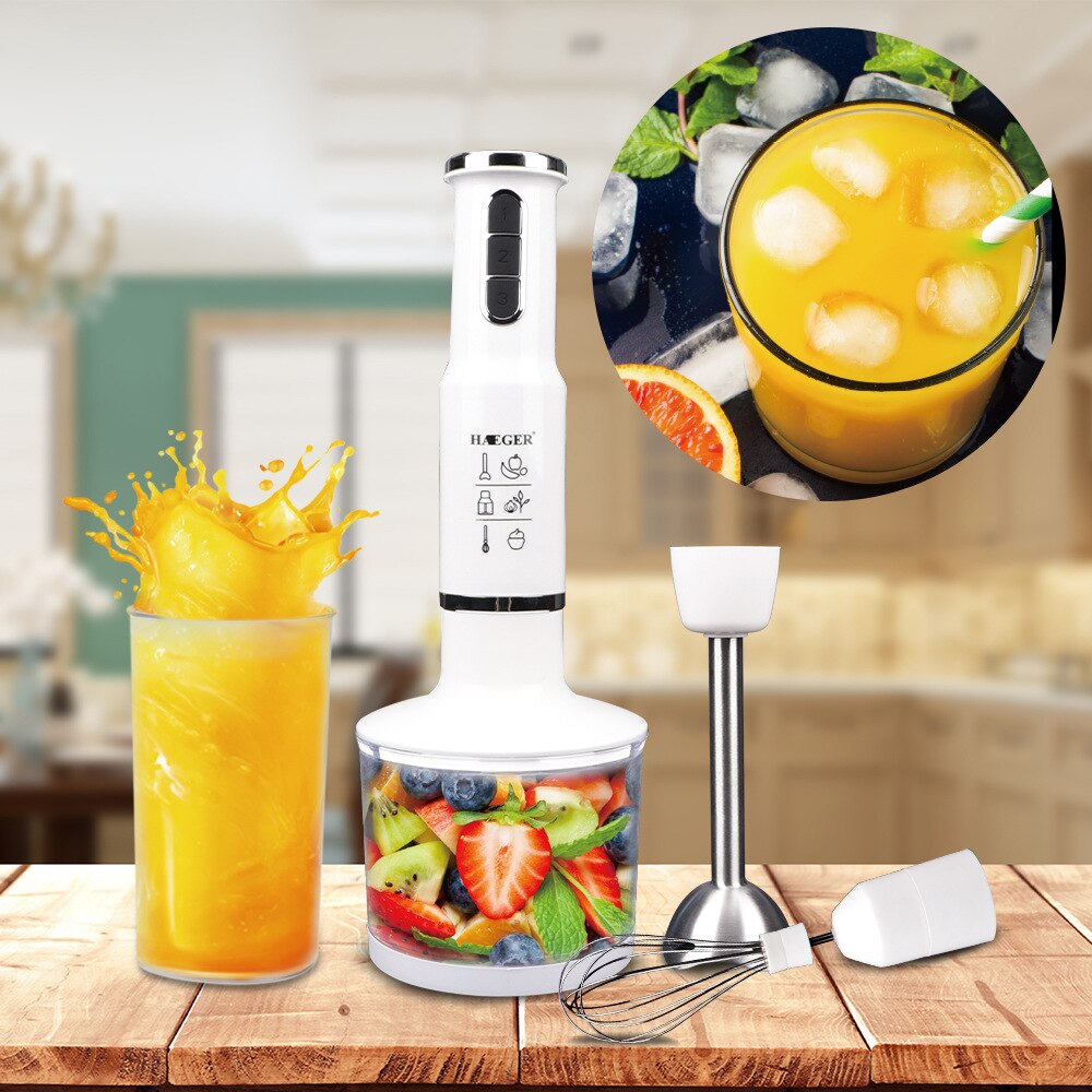 Xiaomi 4 In 1 Electric Immersion Hand Stick Blender 1200W Vegetable Mixer Fruit Smoothie Chopper Stainless Steel Meat Grinder