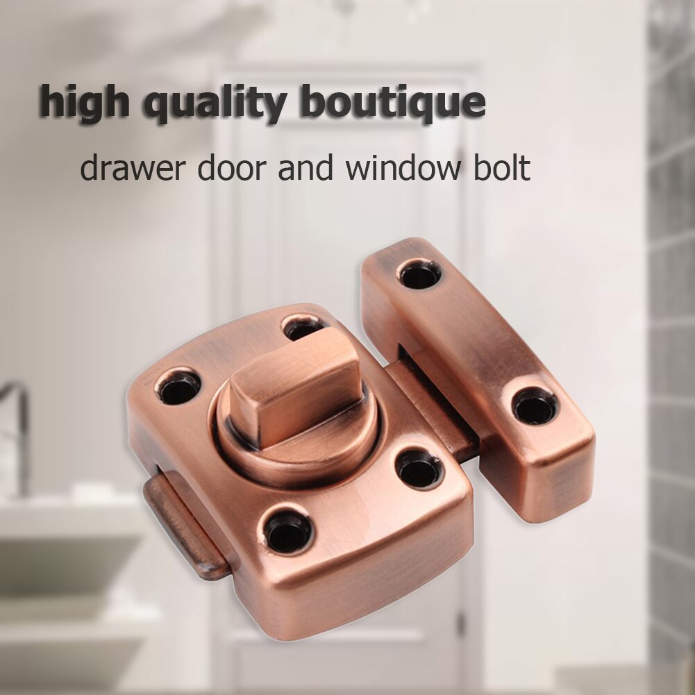 Sliding Door Lock Latch Cast Metal Hook Toilet Doors Right Angle Guard Gate Lock Buckle Latches for Home Cabinet Window Lock