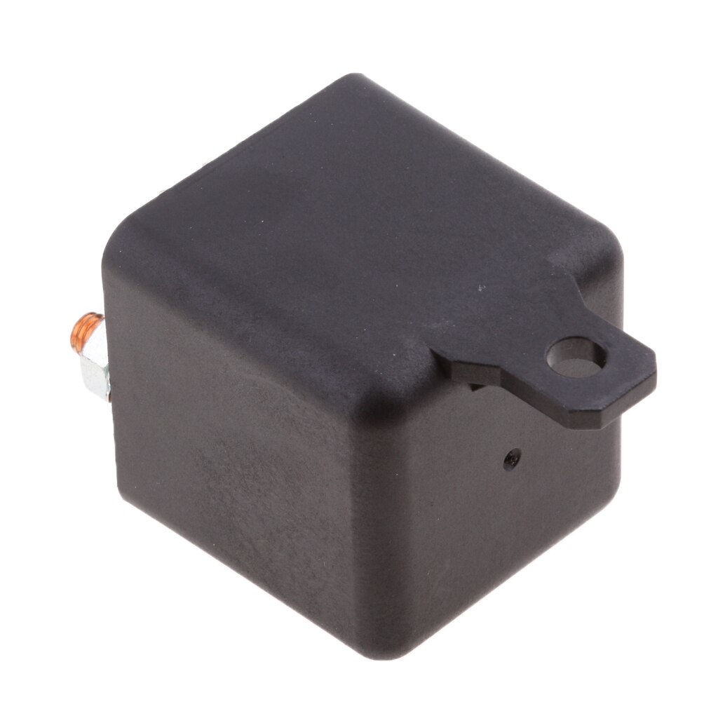 12V 200A Black 4 Pin Relay Automotive Marine Split Charger Heavy Duty