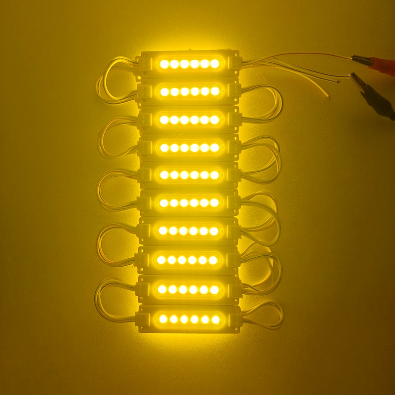 20pcs/lot Injection with Lens COB LED Module Waterproof LED Back Light Backlight for Sign Channel Letter DC12V 24V 2W IP68: Light Grey