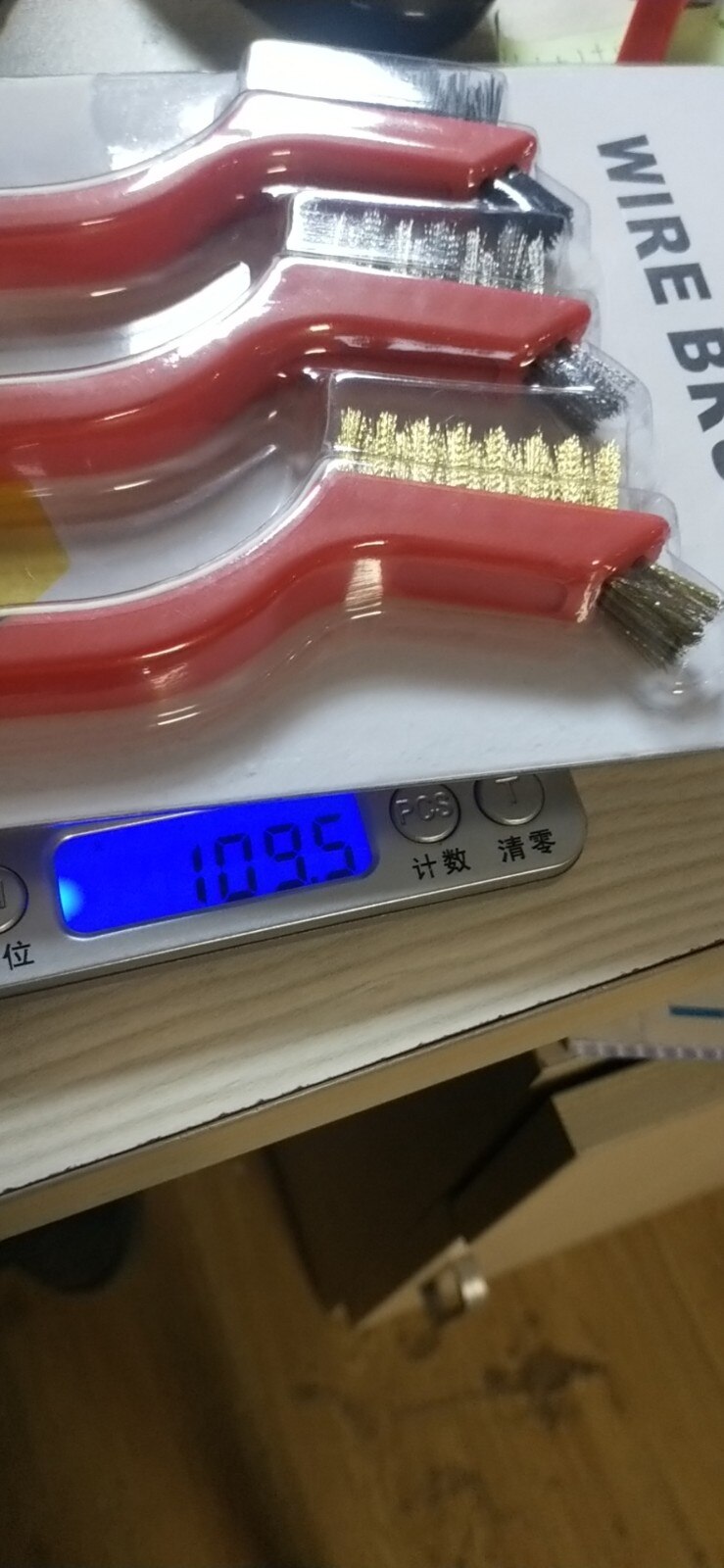 25# Wire Brass Brush 170mm Mini Brushes Micro Steel Brass Remover Paint Remove Metal Scrubbing Polishing Burring Brush