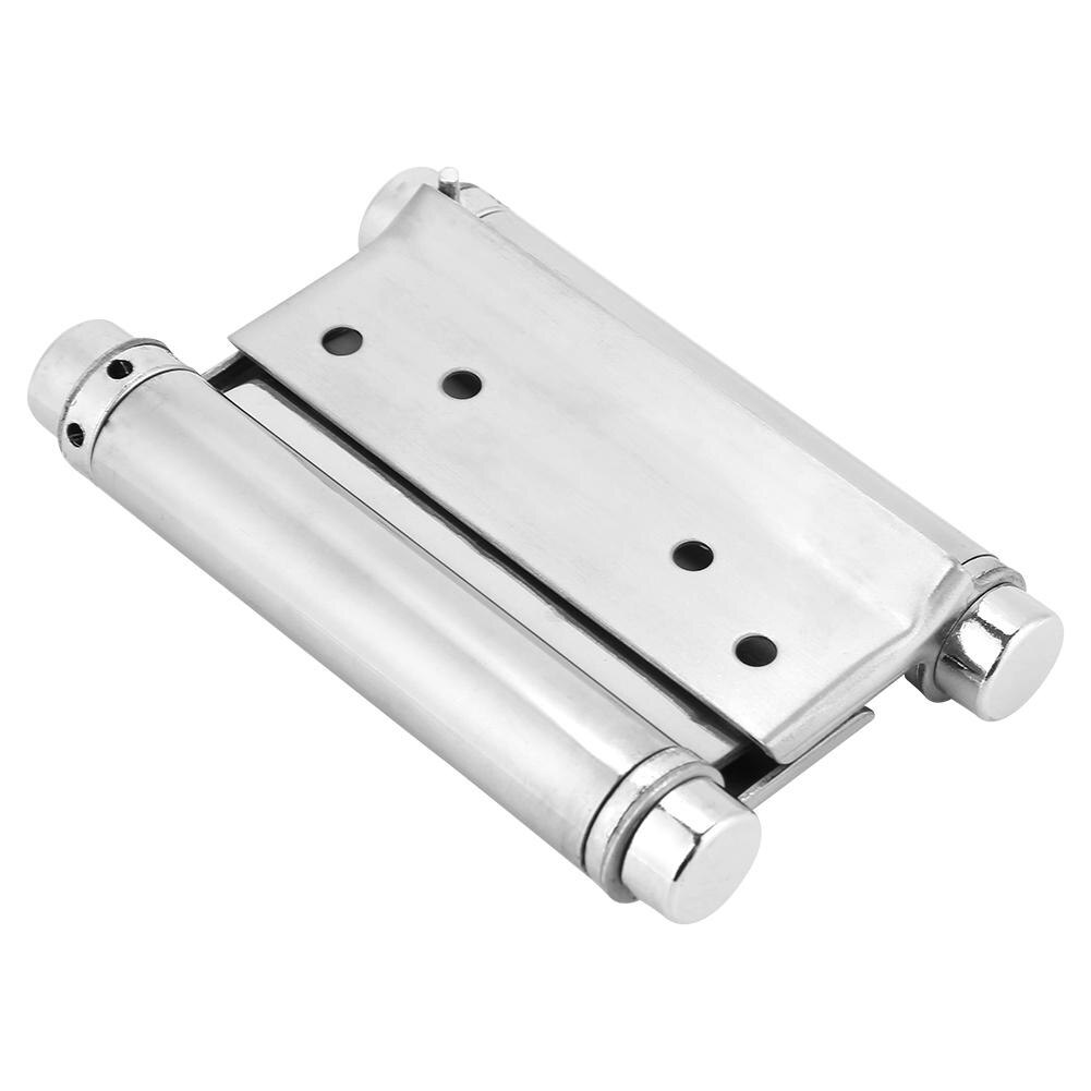 2pcs 3/4/5inch Door Gate Hinge Fittings Stainless Steel Double Action Spring Hinge Hardware For Furniture Tool