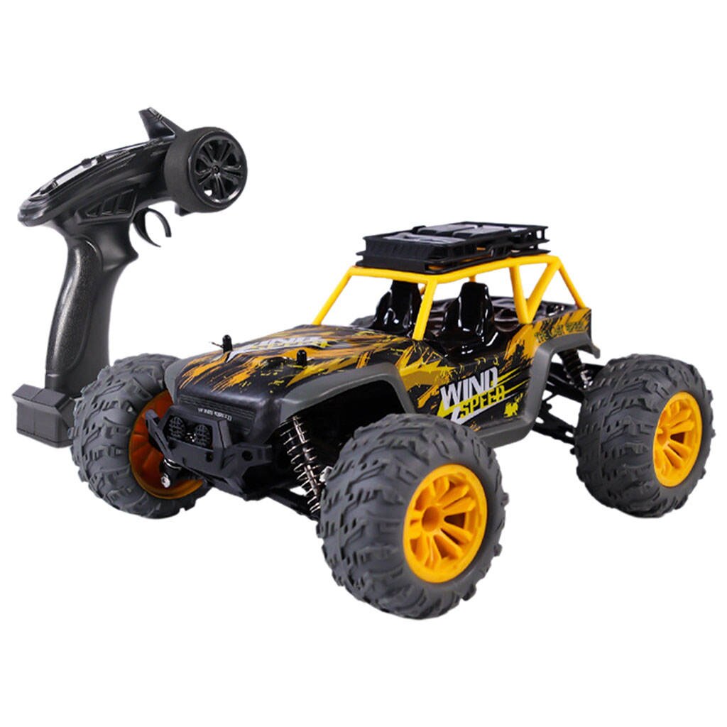 Bigfoot – camion radiocommandé pour enfants, 36 km/h, 4x4, étanche, télécommandé, hors route, pour garçons: Yellow Style 1
