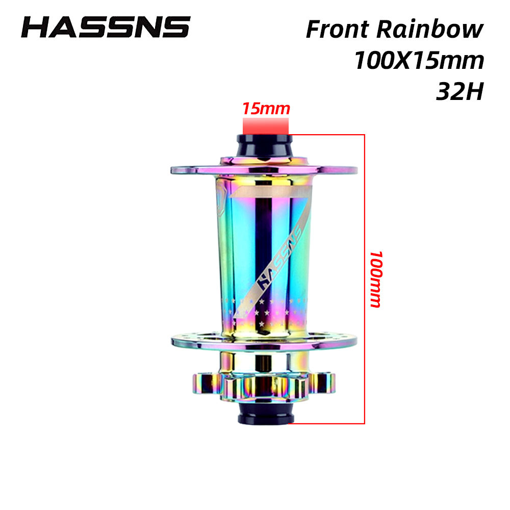 HASSNS Bujes de moto de cross 32 agujeros 135X10 100X15 Estructura HG de marcha única compatible con 8/9/10/11 velocidades: Verde