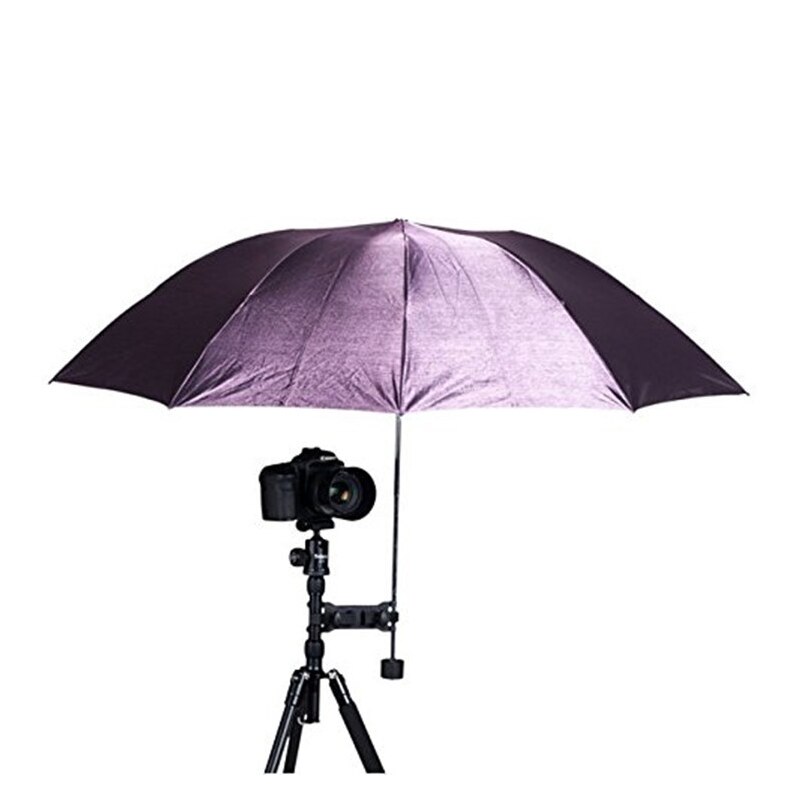 Portable Outdoor Camera Tripod Umbrella Holder Clip Bracket Stand Clamp Photography Mini Accessory Offer Stable Fixation Clamp