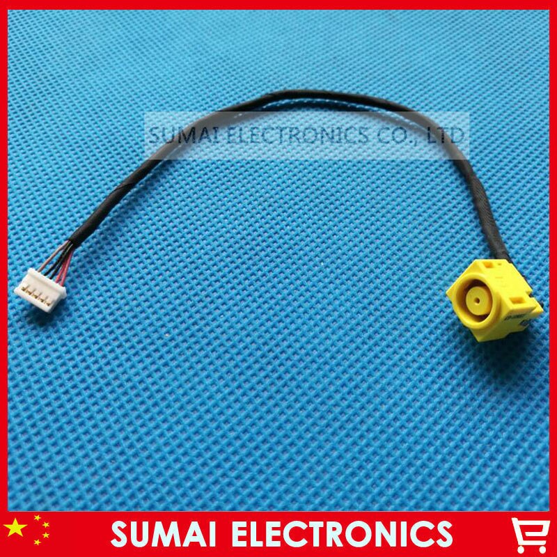 5 stks dc power kabel voor lenovo b480 b490 v480 v480c m490 m495 dc jack met draad