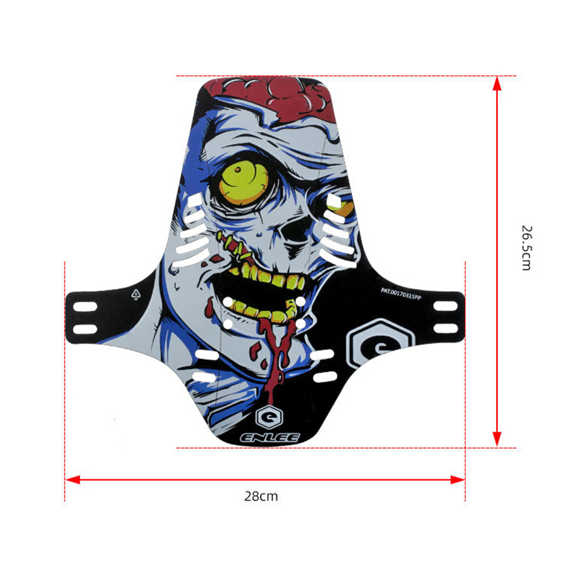 Guardabarros delantero y trasero para bicicleta de montaña y carretera, placa de lluvia de 26,5 cm, Material PP5, accesorios para bicicleta, 1 Uds.