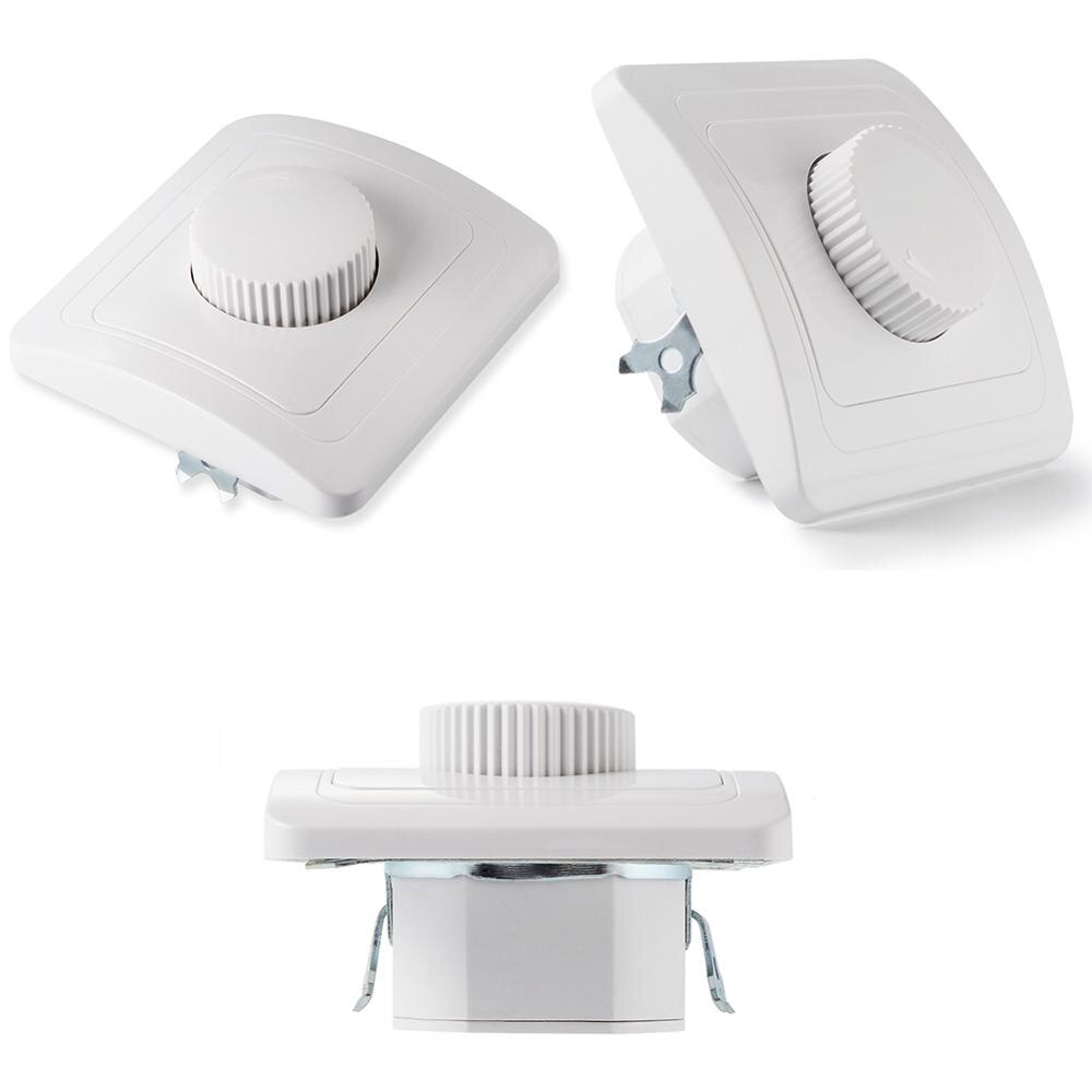 220V 50Hz Dimmer Light Switch LED Dimming Speed Controller For Dimmable Ceiling Light Downlight Spotlight EU plug