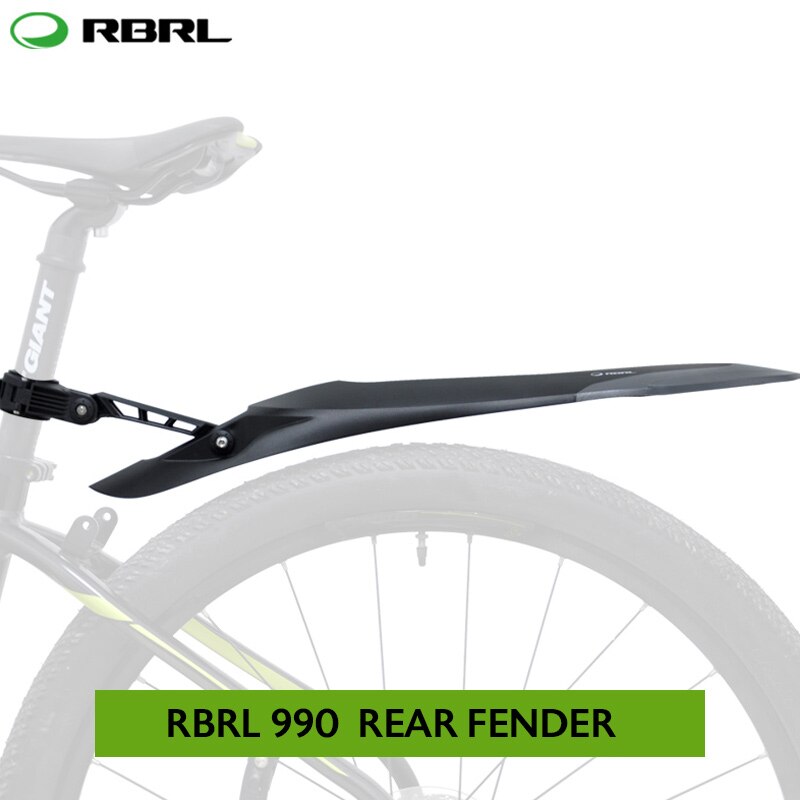 RBRL Bicycle Rear Fenders MTB Bike Wings Quick release Mudguard Adjustable angle Rear Wings Tail Soft TPE 24-29 Inch Universal: Rear 1pcs