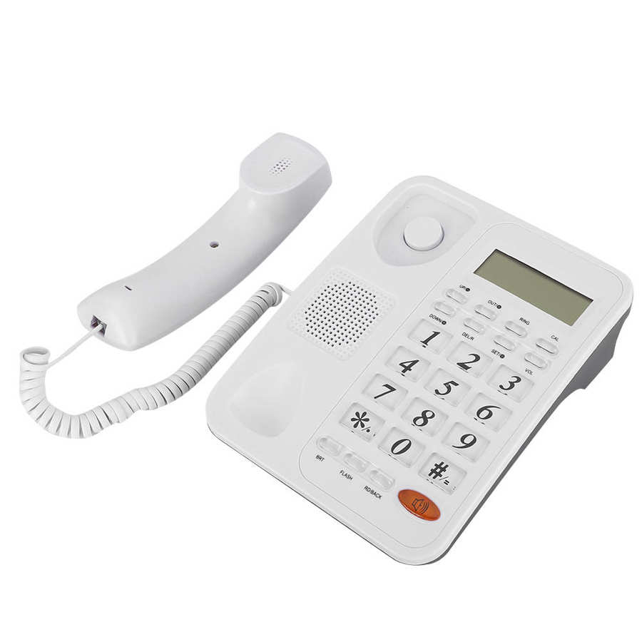 telefon Home Office Landline Desk Phone Wired Telephone Caller ID Fixed Landline Phone Home Business Telephone Wired