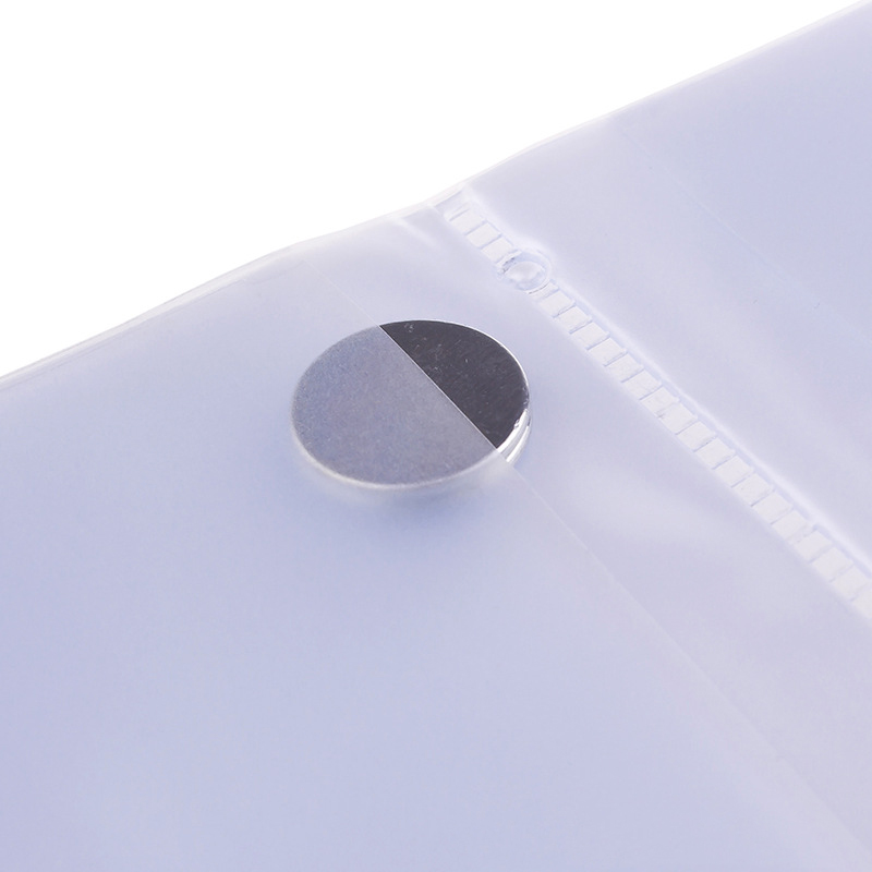 Tarjetero transparente impermeable de PVC para hombre y mujer, cartera para tarjetas de crédito, pasaporte, identificación, 10 hojas, 20 ranuras