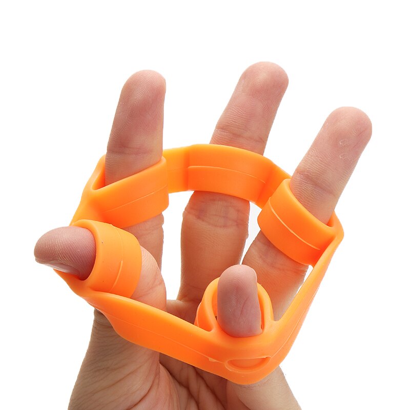 Bandas de resistencia para dedo, tensor de silicona para dedo, ejercitador de mano, agarre de fuerza, muñeca, ejercicio, entrenador, equipo de Fitness