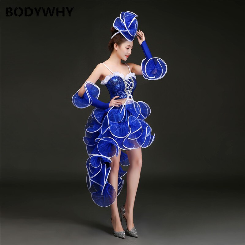 Podium Kostuums Voor Zangers Jazz Kostuum Hanfu Nationale Moderne Dans Traditionele Chinese Kostuum Stijl