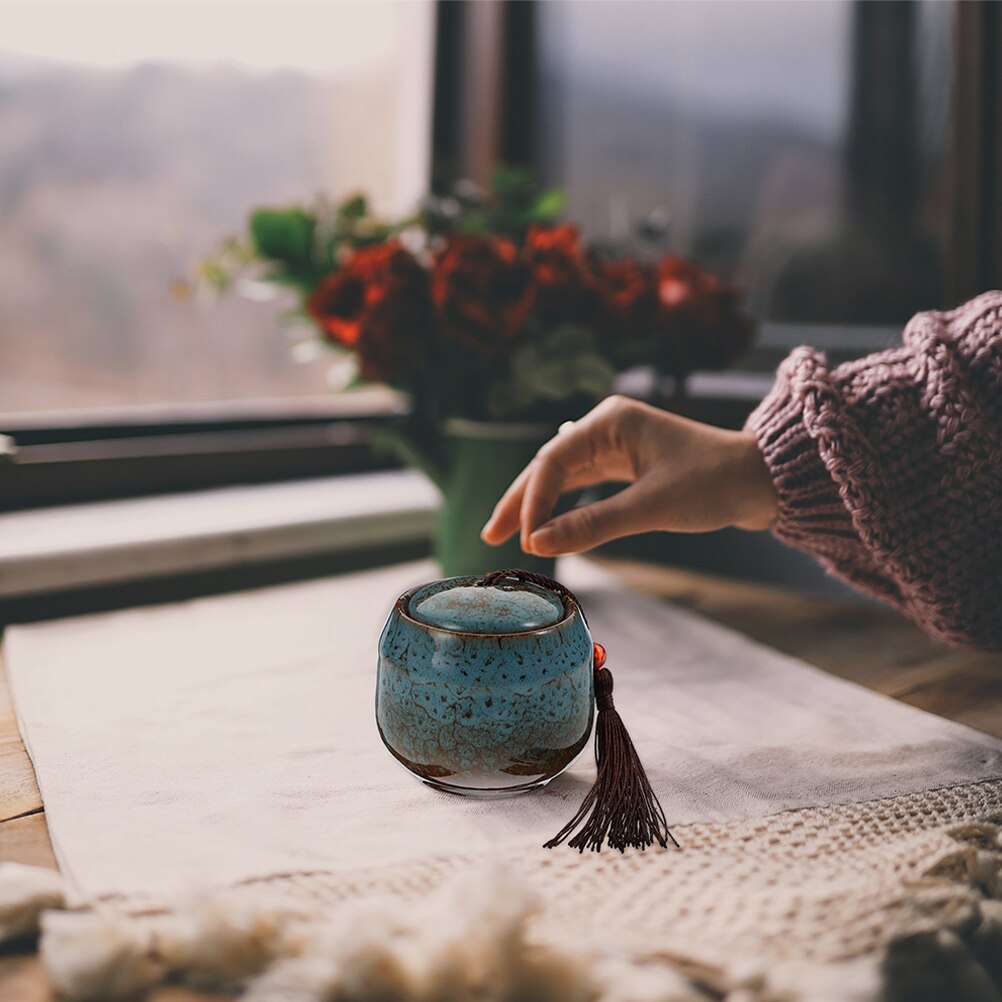 2 Pcs DIY Candle Making Jars Ceramic Candle Container Sealed Candle Storage Jars