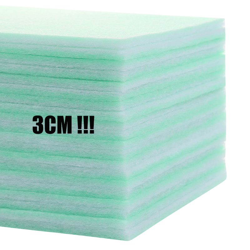 3cm/0.8cm Fish Tank Filter Cotton High-density Filter Material Water Purification Bacteria Biochemical Aquarium Sponge