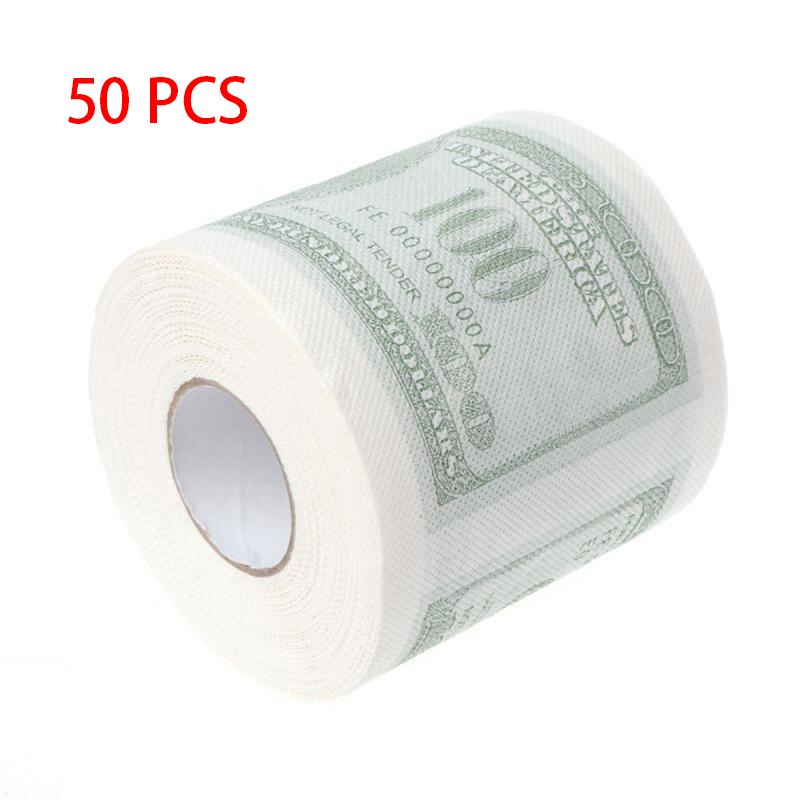 Thuis Bad Papier Bad Toilet Roll Paper Toiletpapier $100 Dollar Toiletpapier Wc Roll Tissue Roll 2Ply Papier handdoeken Tissue