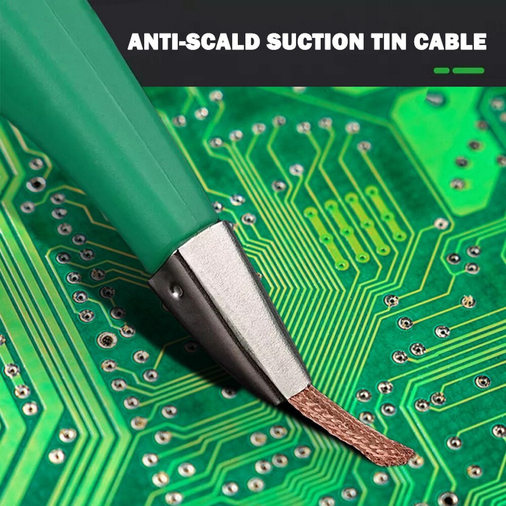 Desoldering Wick Desoldering Braid Solder Remover Vacuum Sucker Desoldering Pump Tool Proskit BGA Solder Wick Wheel Dispenser