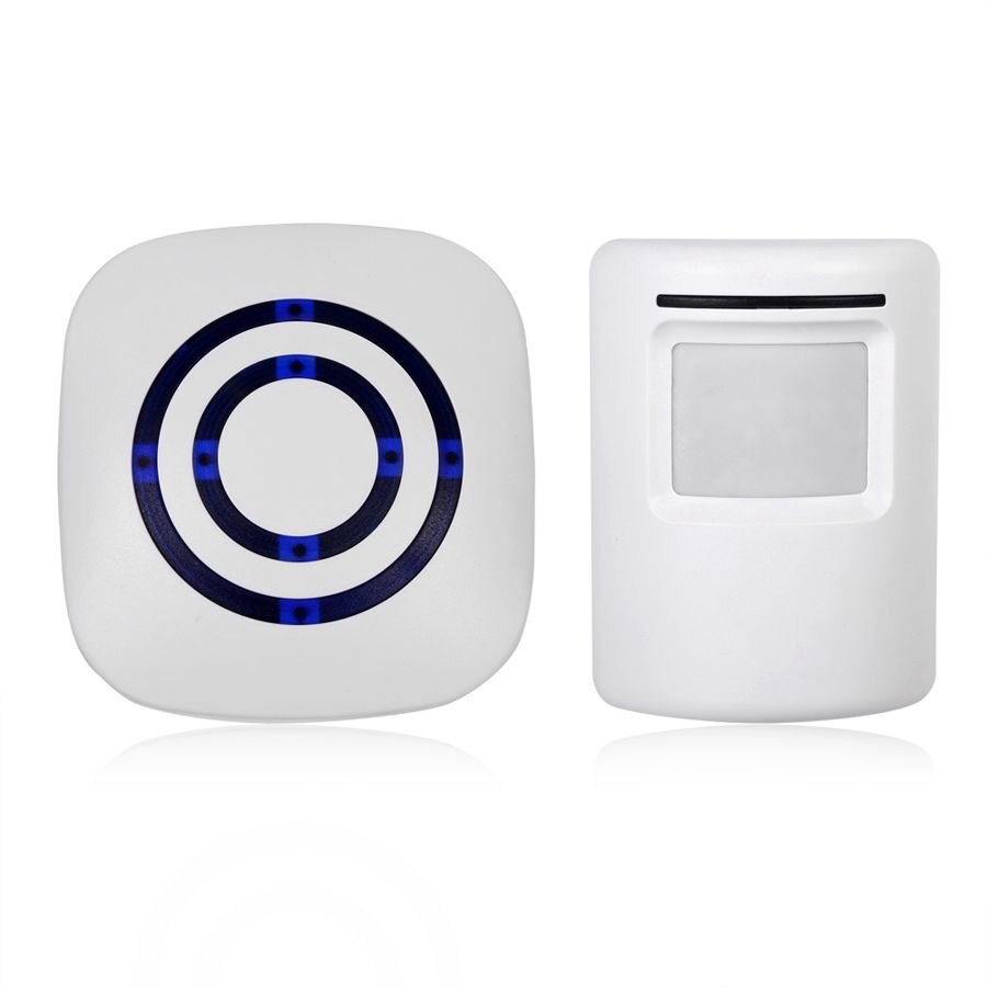 Smart Door Bell Motion Sensor Wireless Doorbell Alert Secure System Home Security Alarm Doorbells for Driveway Patrol Garage