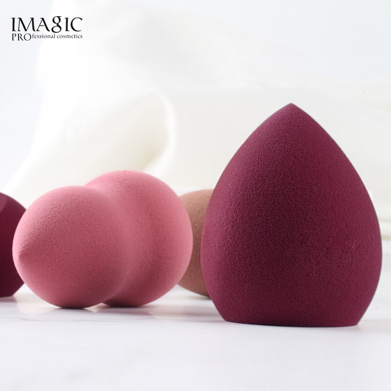 IMAGIC-esponja para base de maquillaje, maquillaje, cosmética, esponja en polvo, belleza suave, cosmética