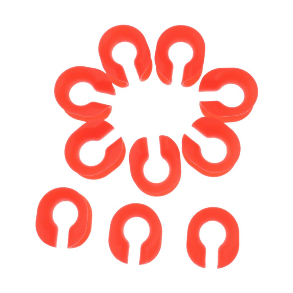 10 peças protetor de manga de corda de escalada acessórios de dedais para serviço de treinamento de escalada