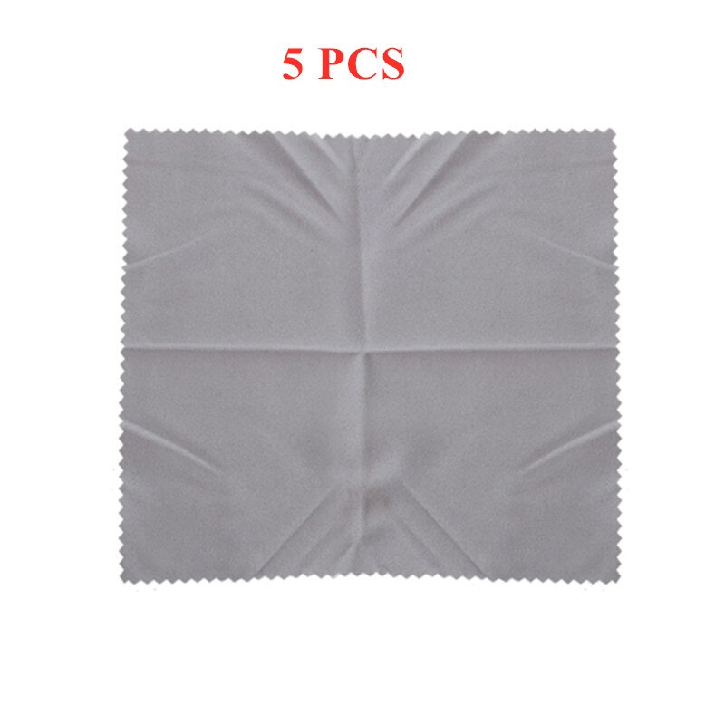 15x15cm Eyeglasses Anti-fog Cloth Microfiber Cloth Fabric Glasses Cleaner For Eyeglasses Lenses Camera Phone Screen: 5 PCS