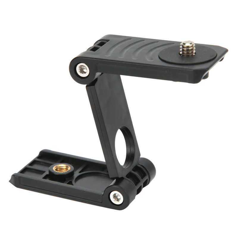 Z-Shaped Tilt Ball Head Folding Mounting Plate Z Flex Tilt Tripod Head Camera Holder Quick Release Plate Stand Mount Stabilizer